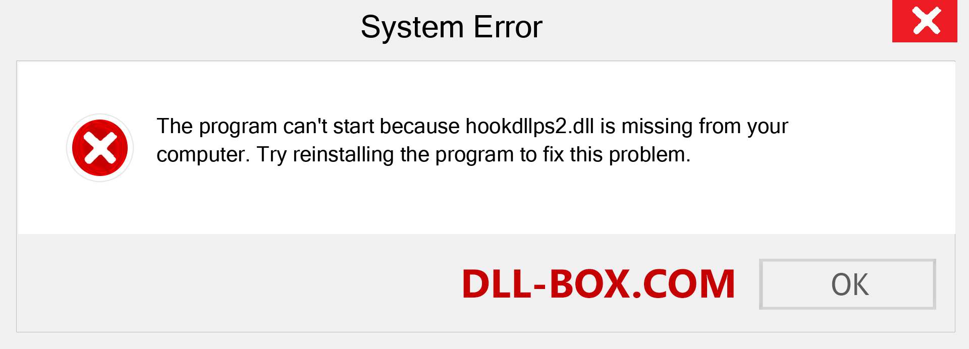  hookdllps2.dll file is missing?. Download for Windows 7, 8, 10 - Fix  hookdllps2 dll Missing Error on Windows, photos, images